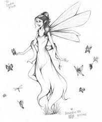 How To Draw The Dance Fairies Fairy Drawings Tree House Drawing Fairy Coloring