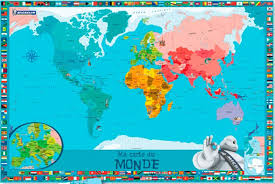 Cartes du monde pour enfants. Ma Carte Du Monde Pour Enfants 13811 Michelin Kaart Amazon De Michelin Fremdsprachige Bucher
