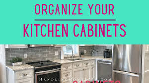 Declutter your kitchen by category start by pulling everything out of your cabinets (and once your favorites are back in, move onto your drawers, then fridge, etc.—you're going to declutter. How To Quickly Organize Kitchen Cabinets In 1 Day
