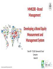 Check spelling or type a new query. Mmk280 Class 8 Finalv3 Pptx Mmk280 U2013brand Management Developing A Brand Equity Measurement And Management System Class 08 U2013 T3 2018 Burwood Cloud Course Hero