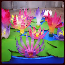 Nenuphars En Bouteille Recyclage Activite Manuelle Recyclage Recyclage Activite Manuelle Recyclage Maternelle