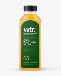Juice bottle mockups to showcase your next beverages branding project in a photorealistic look. Square Apple Juice Bottle Mockup Front View Bottle Mockups 3d Logo Mockups Free Download