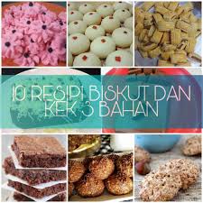 Tak nak cakap banyak, di sini apapun, memang seronok bila dah ada resepi kek yang dimasak menggunakan bahan yang sangat ringkas begini. 10 Resipi Biskut Dan Kek Guna 3 Bahan Untuk Juadah Hari Raya