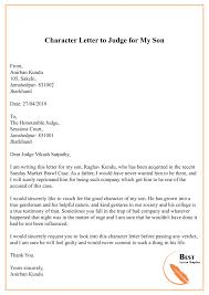 Character Reference Letter To Judge Format Sample Example Best Letter Template Letter To Judge Character Letters Reference Letter