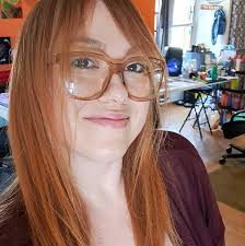 What do you see in the paint pour?