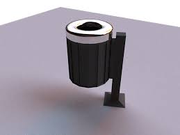 garbage can 3d 3 d 3d models