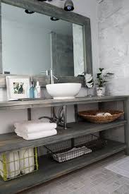 The easiest option would be to repurpose an existing furniture piece or even something completely different, not meant to be used in this way at all. 45 Trendy And Chic Industrial Bathroom Vanity Ideas Digsdigs