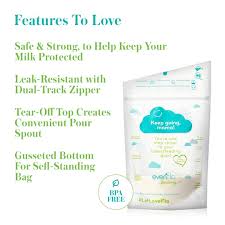 Advanced Breast Milk Storage Bag Adapters Evenflo