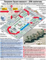 Some 50,000 students gather outside the great hall of the people as hu's memorial service is held. China Tiananmen Square Massacre 25th Anniversary 1 Infographic