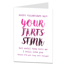 Really show your other half how much you care with avocados! Funny Fart Valentines Card Designed Printed By Lima Lima