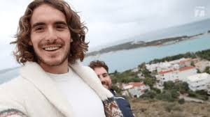 Christophe ena/ap show more show less 2 of 11 germany's alexander zverev reacts as he plays stefanos tsitsipas of greece during their semifinal match of the french open tennis. Tsitsipas Launches New Vlog Umentary Dear Fans