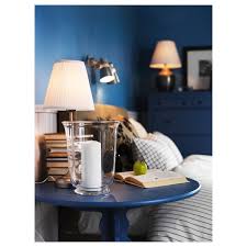 Buy products such as possini euro design cottage table lamp ceramic white floral vase drum shade for living room family. Arstid Table Lamp Nickel Plated White Ikea