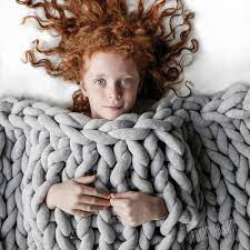 Check spelling or type a new query. Big Cotton Blanket Chunky Knit Blanket 100x200cm Panapufa