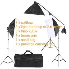 Photography Photo Softbox Lighting Kit Set Studio Bulb Light Photobooth Product Photography Lighting Photography Camera Accessories Others On Carousell