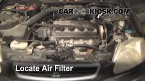 Click here to view more honda civic cold air intakes on ebay. Air Filter How To 1996 2000 Honda Civic 1997 Honda Civic Lx 1 6l 4 Cyl