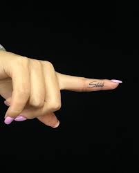 Say Less Nadiamost Shhh Sayless Fingers Fingertattoo Eyeswideshut Inkedgirls Movembe Small Tattoo Placement Finger Tattoo For Women Finger Tattoos