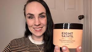 Amazon.com : Eight Saints Cocoa Creme Body Butter, Natural and Organic Body  Cream With Coconut Oil and Cocoa, Intense Hydration and Nourishing  Moisturizer, 8 Ounces : Beauty & Personal Care