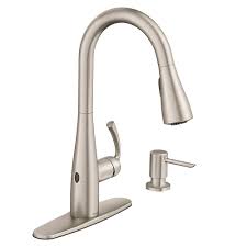 Get it as soon as mon, jun 28. Moen Essie Touchless 1 Handle Pull Down Sprayer Kitchen Faucet With Motionsense Wave In Sp The Home Depot Canada