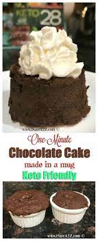 One Minute Keto Chocolate Mug Cake Recipe Low Carb Mug Cakes Keto Chocolate Mug Cake Keto Friendly Desserts