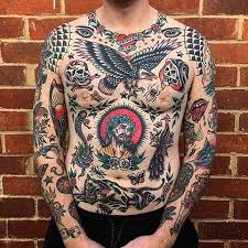 Joshsutterby Traditional Tattoo Sleeve Traditional Chest Tattoo Traditional Tattoo