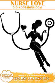 Download Instant Download Silhouette Black Woman Svg Doctor Svg Vector Stethoscope Svg Cuttable Nurse Life Svg Afro Woman File For Cricut Clip Art Art Collectibles