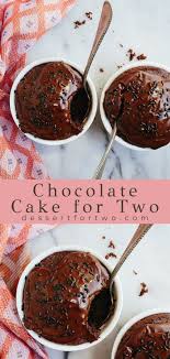 Chocolate Cake For Two In Ramekins Dessert For Two Mini Chocolate Cake Dessert For Two Desserts