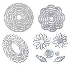 Browse below to find die cutting supplies at unbelievable savings. Cheap 4 Sets 27 Pcs Metal Cutting Dies Stencil For Card Making Scrapbooking Diy Album Paper Tunan Carbon Steel Template Molds Embossing Tool For Envelope Gift Box Flowers Leaves Circle
