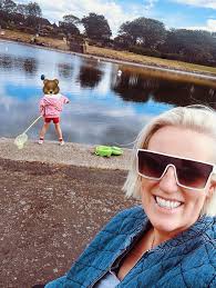 You'll find me by the duck pond, inflatables, mini golf, beach……and  repeat….for the whole summer. 😍 Love living