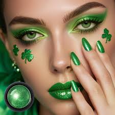 olive green eyeshadow