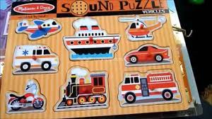 Shaped wooden pieces with durable plastic pegs are easy for small hands to grasp, making this a perfect preschool puzzle that helps with fine motor skill development, as. Sound Puzzle Vehicles Youtube