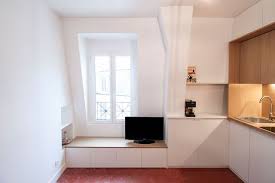Appartement Paris 11 Un Deux Pieces Dans 21 M2 Appartement Paris Interieurs De Toute Petite Maison Minuscules Appartements
