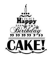 Birthday Wishes Clip Art Black And White Zwart Wit Happy Birthday Fun Happy Birthday Greetings Happy Birthday