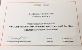 Each one of the aws cloud certifications (amazon web services certification) is explained in detail as follows Aws Certified Solutions Architect Associate Stephen Hackers Blog