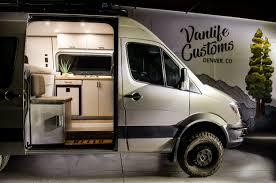 Vanlife Customs 144 Mercedes Sprinter 4x4 Conversion Mercedes Sprinter Van Life Mercedes Sprinter Camper Van