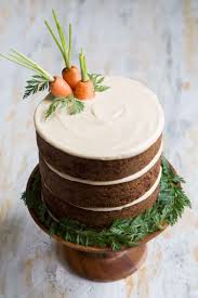 carrot cake with brown sugar cream