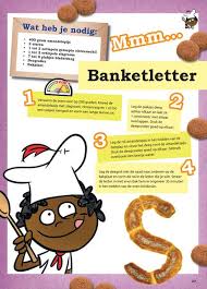 sinterklaas banketletter koken voedsel ideeen traktaties