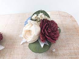 We would love to help you with all your decorating needs. Sweetheart Collection Wood Flower Wrist Or Pin Corsage Etsy Wood Flower Bouquet Sola Wood Flower Bouquet Wood Flowers