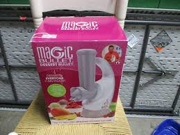 I am having fun daily plying with it and the desserts are not just yummy but healthy to boot, bargain. Lot 2 Magic Bullet Dessert Bullet Estatesales Org
