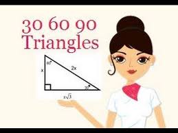 The triangle inequality rule, which states: Special Rules For 30 60 90 Triangles Youtube