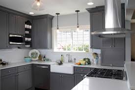 Gray kitchen cabinets + 25 glamorous gray kitchen designs. Dramatic Kitchen Decor Is Black The New Grey Homesgofast Com