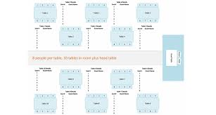 Sample Seating And Table Diagram Floor Plan Assigned