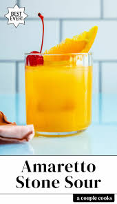 Amaretto Stone Sour A Couple Cooks Recipe In 2020 Couple Cooking Amaretto Stone Sour Recipe Stone Sour