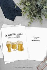 Amazon gift card in a greeting card. Printable Beer Birthday Card For Him Instant Download Cold Etsy Beer Birthday Cards Birthday Cards For Him Birthday Card Printable