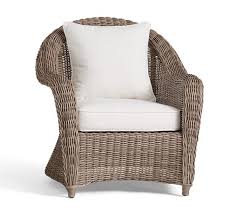 Torrey All Weather Wicker Roll Arm Lounge Chair Natural Lounge Chair Outdoor Outdoor Wicker Chairs Wicker Chairs