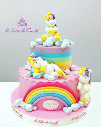 Unicorn Cake Happy Birthday Torte Di Compleanno Unicorno Torte Torte Unicorno