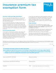 Tax on lump sum distribution (form 329) 8. Bupa Ipt Exemption Form Fill Online Printable Fillable Blank Pdffiller