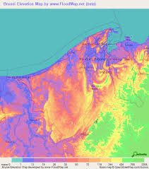 How to get in touch with the british council. Brunei Elevation And Elevation Maps Of Cities Topographic Map Contour