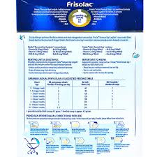 Dengan menambahkan terlalu banyak air, kita telah mengubah konsentrasi formula tersebut dan ini tentunya akan memberi kesan kepada nutrisi yang bakal diterima oleh bayi. Frisolac Step 1 400g Exp 01 2023 0 To 6 Months Milk Powder Susu Rumusan Bayi Baby Friso Gold Step 3 Step 4 1 2kg Shopee Malaysia