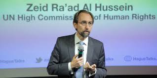 Image result for pic of zeid ra al hussein Human rights commission