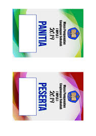Apakah kalian kebingungan mencari ukuran name tag panitia atau peserta? Smp Negeri 162 Jakarta Name Tag Peserta Perempuan Dan Panitia Facebook